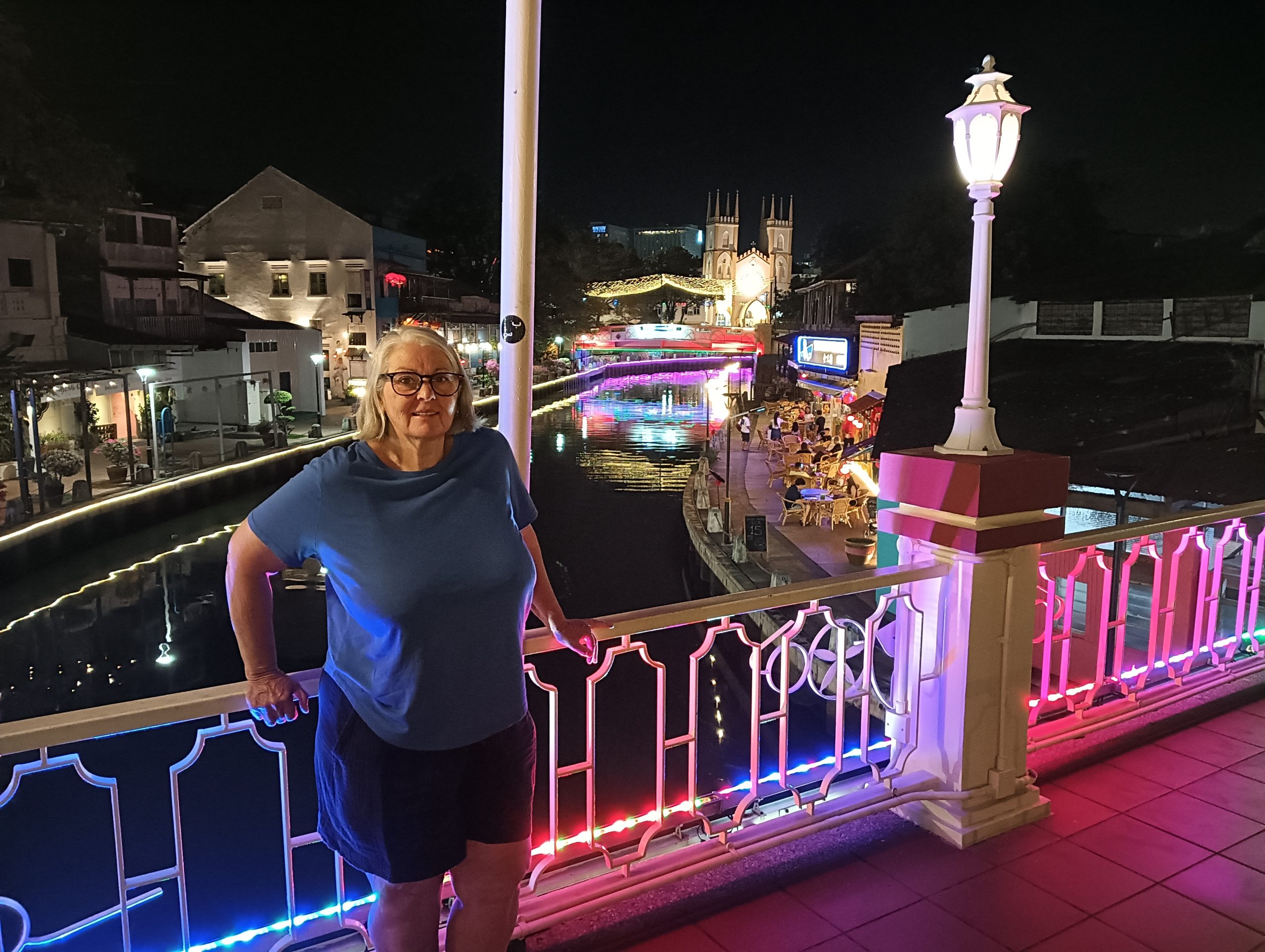 Night time on canals